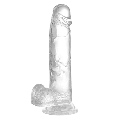 Coppia principianti Dildo realistico ultra morbido con albero curvo e sfere