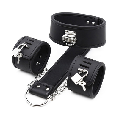 Nuova Moda Donne Uomini Arnesi Erotici Cintura di cuoio Bondage Sexy Gothic Punk Corsaccio di cuoio Metallo Guarnizione Gamba Giarrettiera Cintura