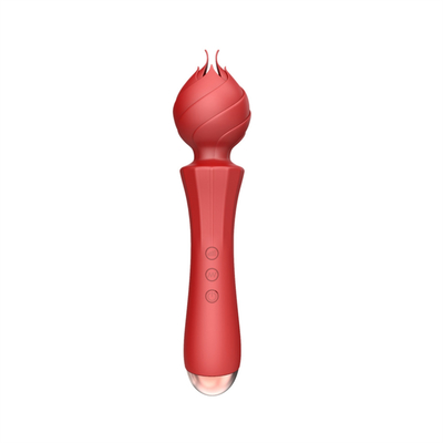 2023 Massaggiatore a mano Vibrazioni del punto G Vibrazioni della bacchetta Masturbazione Vibratore della lingua Sex Toys per donna