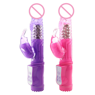 Vibratore di coniglio rotabile Grande dildo vibrante Sex Toys Dildo per donne