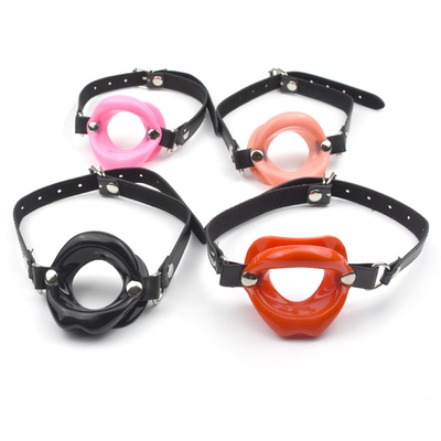 Big Lip Oral Ball Gag Bdsm Bondage Leather Bondage Restrizioni bocca aperta
