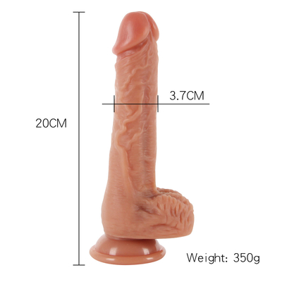 Vibratore spingendo realistico dildo con ventosa masturbazione femminile riscaldamento pene telecomando cazzo grande dildo