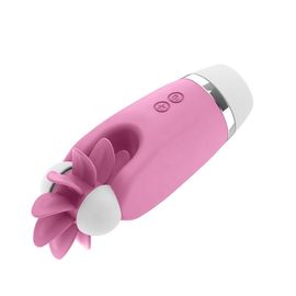 Lingua del sesso orale di rotazione di 12 velocità che lecca i giocattoli del sesso di rotolamento del vibratore di Toy Female Masturbator Clit Nipple per le donne