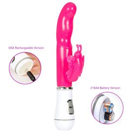 Vibratori della farfalla 12 velocità Vaginal Massager Adult Vibrator impermeabile