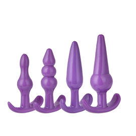 Grande a tre colori dei multi di forma del silicone giocattoli anali degli adulti per le coppie