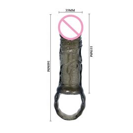 Gallo Ring Silicone For Sex Condoms del vibratore della manica del riempitivo del pene del prodotto del sesso
