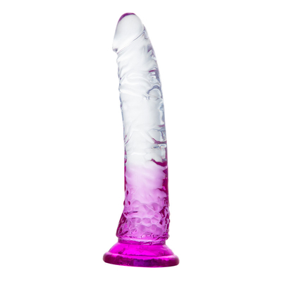Punto G Jelly Dildo realistica con i giocattoli adulti anali compatibili del sesso del forte di aspirazione della tazza cablaggio flessibile del pene per le donne