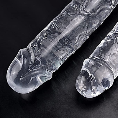 Dildo piccolo da 7 pollici, morbido realistico giocattolo del sesso per principianti Jelly Dildo trasparente con forte ventosa per donna/uomo/gay