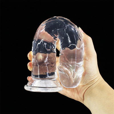 Dildo piccolo da 7 pollici, morbido realistico giocattolo del sesso per principianti Jelly Dildo trasparente con forte ventosa per donna/uomo/gay