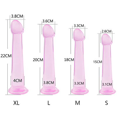Plug anale Prostata Vaginal G Spot Sex Toys con una forte base a ventosa