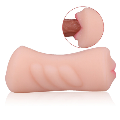 Giocattolo del sesso del foro della vagina del campione libero doppio del masturbatore della bocca degli aerei della tazza della gola profonda intima purulenta orale realistica del buttero per