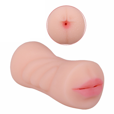 Giocattolo del sesso del foro della vagina del campione libero doppio del masturbatore della bocca degli aerei della tazza della gola profonda intima purulenta orale realistica del buttero per