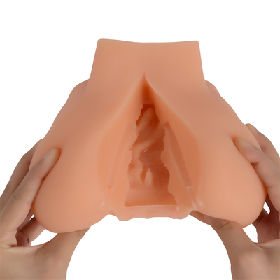 Il sesso artificiale della vagina della tazza del negozio del silicone del masturbatore della masturbazione dell'uovo della masturbazione maschio purulenta maschio adulta della tasca gioca per