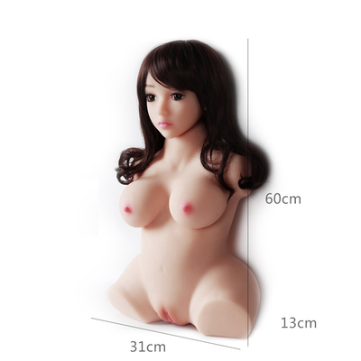 Bambola purulenta della mezza del corpo del sesso della bambola del prodotto donna cinese giapponese adulta di Toy Vagina Big Natural Ass per il masturbatore maschio degli uomini