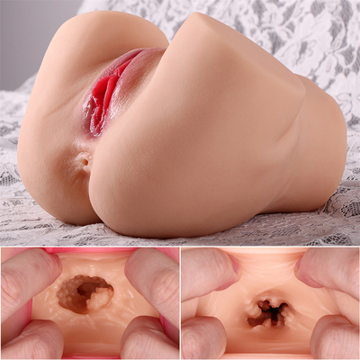 Natiche realistiche di successo 3D della fabbrica per gli uomini che masturbano silicone Buttocksreal Cat Pocketssimulated Vaginal Sex T