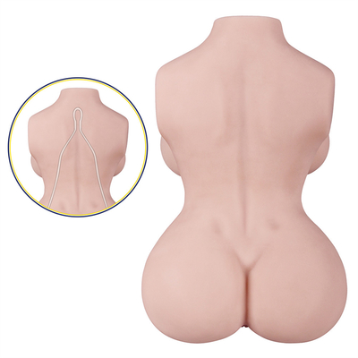 Masturbatore maschio delle grandi delle tette del torso bambole adulte molli realistiche del sesso per la vagina strutturata realistica degli uomini 3D con ChannelPop anale