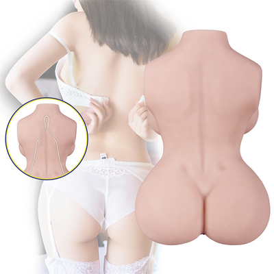 Masturbatore maschio delle grandi delle tette del torso bambole adulte molli realistiche del sesso per la vagina strutturata realistica degli uomini 3D con ChannelPop anale
