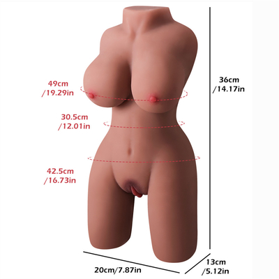 La fabbrica vende il sesso maschio realistico Toy For Man della masturbazione del migliore mezzo del corpo torso maschio della bambola
