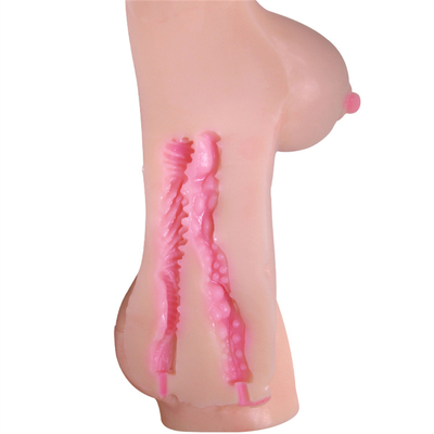 giocattoli realistici del sesso 3D per asino grasso purulento delle tette enormi della masturbazione dell'uomo il grande 100% impermeabile