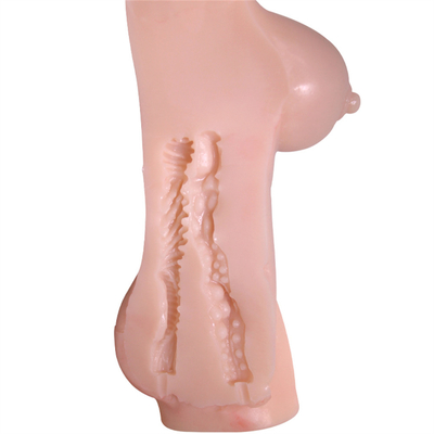 Masturbazione della vagina dell'asino del seno di Toy Hot Selling Half Body del silicone realistico reale grande per il maschio degli uomini