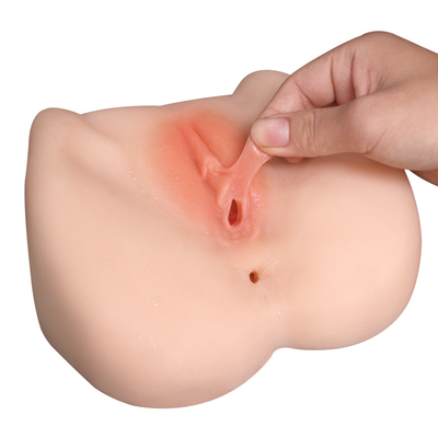 Sesso artificiale Toy Fat Butt 2 della vagina della masturbazione di prezzo franco fabbrica in 1 giocattolo anale di Troso dell'asino della masturbazione per l'uomo