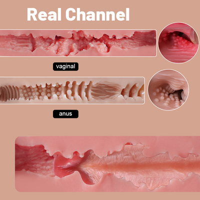 Il seno realistico diretto di prezzo di vendita 8.5kg della fabbrica purulento masturba bambola del sesso del torso del corpo dei prodotti del sesso la mezza per l'uomo