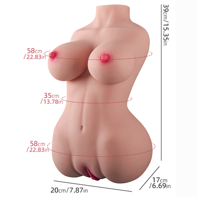 metà del silicone 5.5kg del sax del torso femminile della bambola dei grandi del seno del sesso della bambola uomini purulenti realistici di Toy Suitable Toys Sex Adult per gli uomini