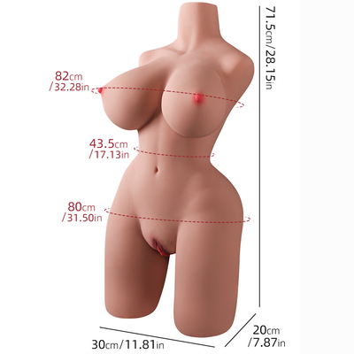 Migliore bambola purulenta adulta realistica di vendita del sesso grande bambola del masturbatore dell'asino da 11 chilogrammo per il sesso della vagina dell'uomo + sesso anale 11 chilogrammo