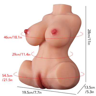 Bambola di gomma del sesso di prezzo basso 2.5kg del seno del TPE del torso adulto all'ingrosso del silicone per i campioni liberi della masturbazione maschio