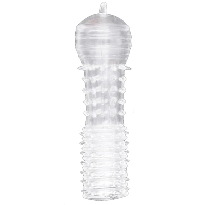 Vendita calda Crystal Penis Sleeve Extender per l'uomo