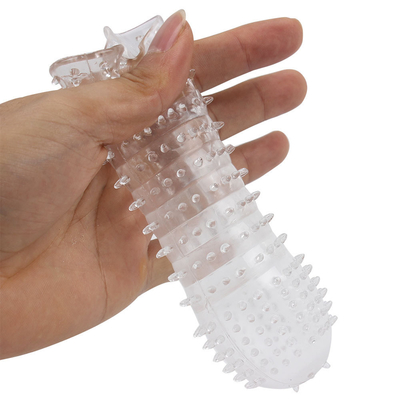 Vendita calda Crystal Penis Sleeve Extender per l'uomo