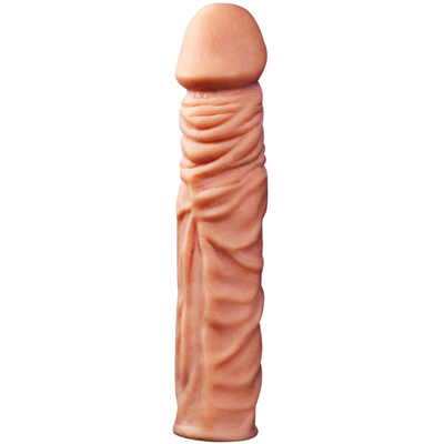 Riempitivo di gomma del dildo della manica del pene dei preservativi degli uomini della manica del pene del preservativo del silicone