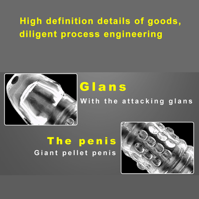 Giocattolo del sesso della manica del gallo del pene di estensioni dell'ingrandimento del pene dei prodotti del sesso