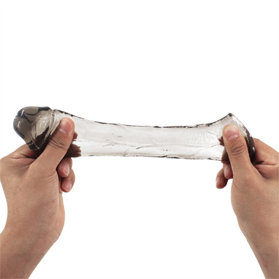 Pene realistico del silicone del gallo della manica di estensione del pene degli uomini di Toy Dildo Extender Condoms For del sesso