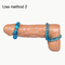 Giocattoli riutilizzabili di Dick Enlargement Sex Toys Cock Ring For Men Delayed Ejaculation della manica del pene dei preservativi del pene
