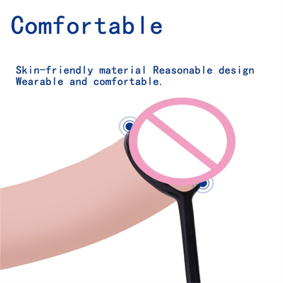 Gallo di gomma Ring For Men Sex Toy di vibrazione di Ring Silicone Vibrator Delay Ejaculation del pene
