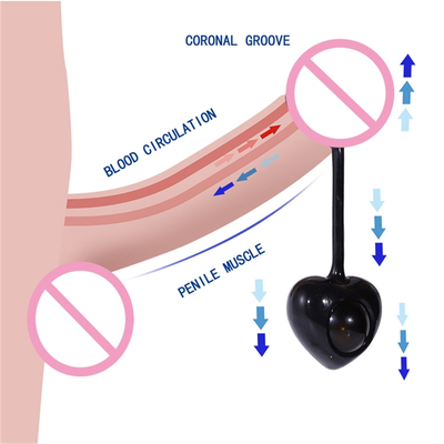 Gallo di gomma Ring For Men Sex Toy di vibrazione di Ring Silicone Vibrator Delay Ejaculation del pene