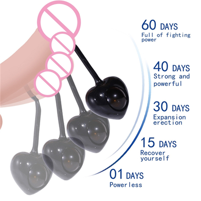 Gallo di gomma Ring For Men Sex Toy di vibrazione di Ring Silicone Vibrator Delay Ejaculation del pene