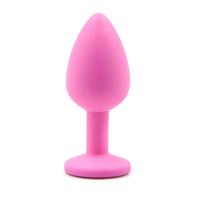 Giocattoli adulti gay anali del silicone di Chastity Anal Plug Adult Toy della spina ingioiellata portatile di estremità per gli uomini