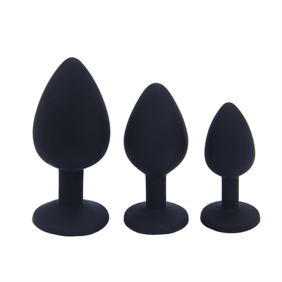Giocattoli adulti gay anali del silicone di Chastity Anal Plug Adult Toy della spina ingioiellata portatile di estremità per gli uomini