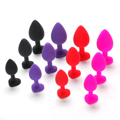 Giocattoli adulti gay anali del silicone di Chastity Anal Plug Adult Toy della spina ingioiellata portatile di estremità per gli uomini