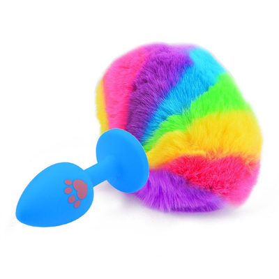 Toy Silicone Anal Plug privato della spina della coda del sesso dei prodotti delle donne anali della masturbazione