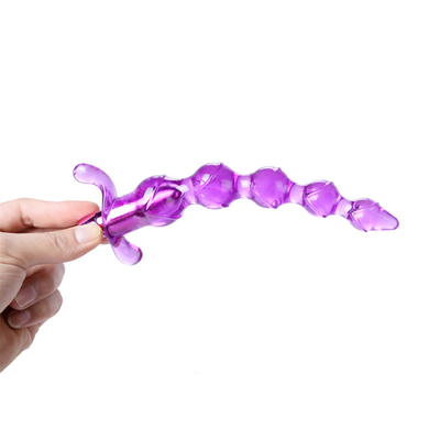 Giocattoli adulti anali delle perle del vibratore della prostata della spina anale molle anale di massaggio per le donne