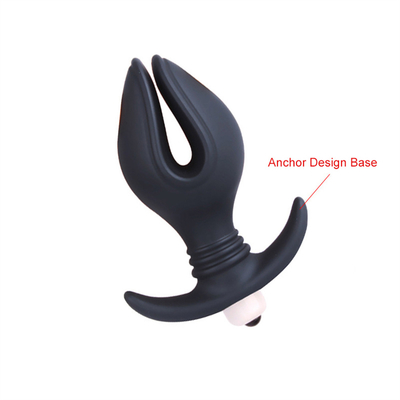 Spina anale speciale anale del silicone con le pallottole di vibrazione