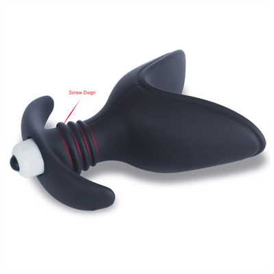 Spina anale speciale anale del silicone con le pallottole di vibrazione