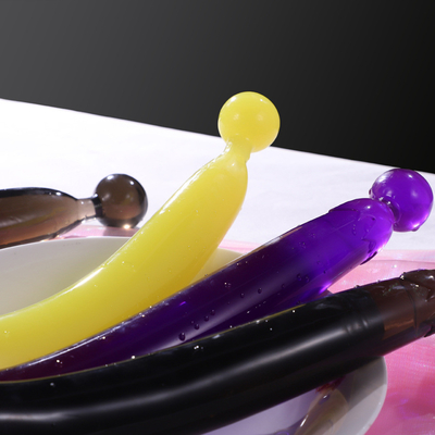 Giocattoli anali del sesso del massaggiatore del clitoride della vagina della spina di vendita dei dildi a cristallo caldi dell'ortaggio da frutto per la masturbazione femminile