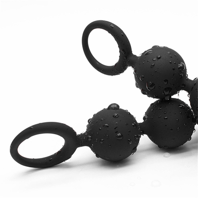 Grandi palle anali per le perle anali del grande di estremità degli uomini della donna silicone della spina con l'anello di tirata