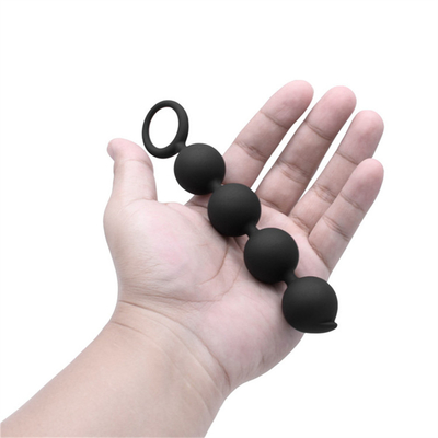 Grandi palle anali per le perle anali del grande di estremità degli uomini della donna silicone della spina con l'anello di tirata