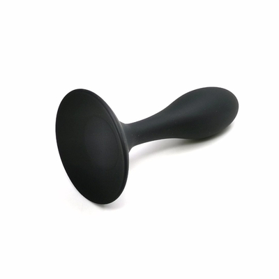 Il sesso anale del silicone del drop shipping gioca l'insieme anale della spina del massaggiatore di progettazione della goccia di acqua della spina anale nera di estremità