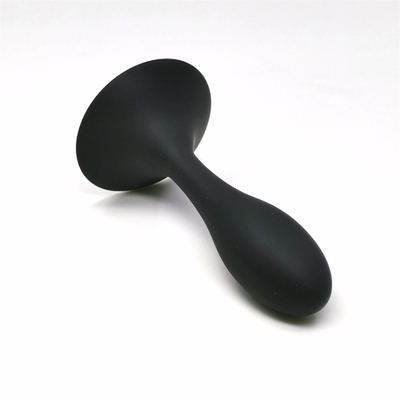 Il sesso anale del silicone del drop shipping gioca l'insieme anale della spina del massaggiatore di progettazione della goccia di acqua della spina anale nera di estremità